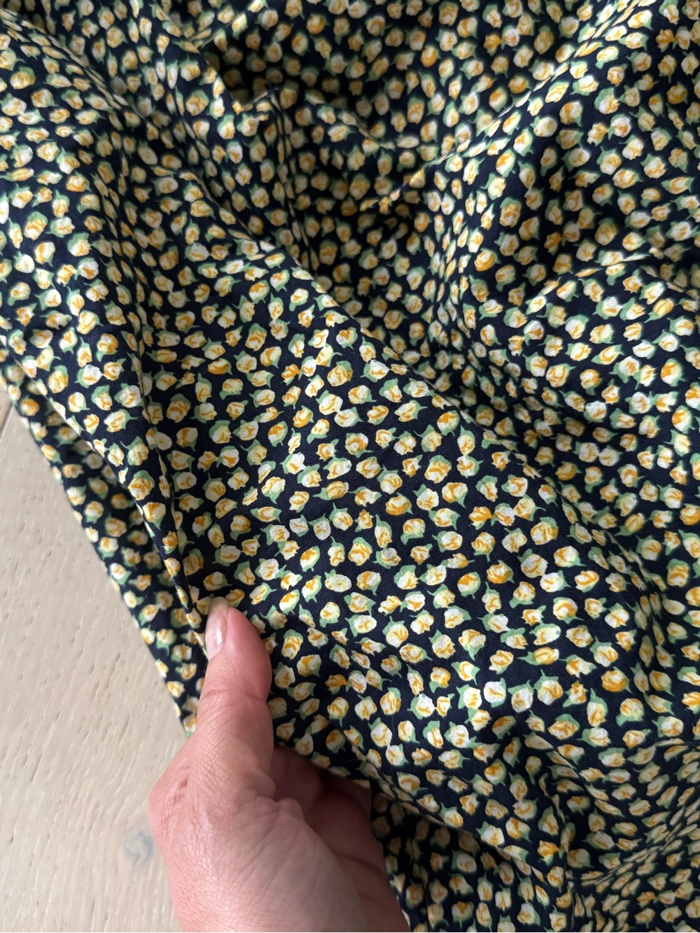 BURU Tie Top MINI Dress - lemon s/m - Picture 5 of 9